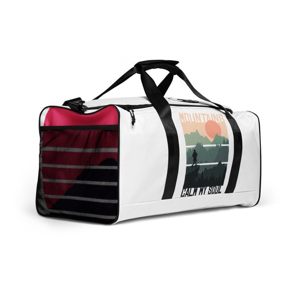 Mountain Duffle Bag Nature Duffle Bag Etsy Ireland