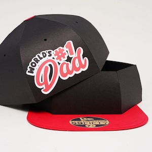 Baseballkappe Favor Box Vatertag Baseballkappe Box, m Hut Geschenkboxen Leere Bevorzugungsbox