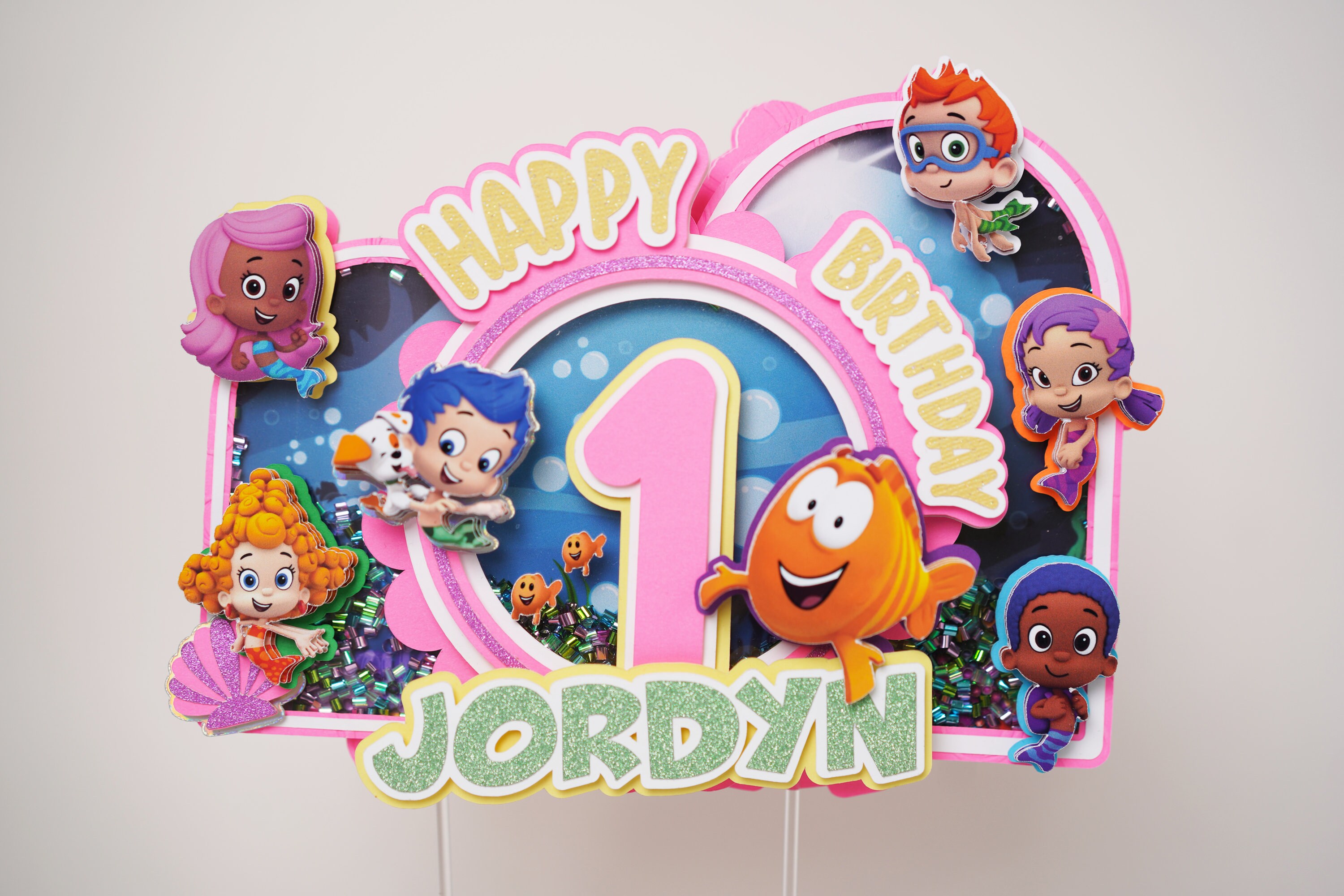 3D Cake Topper/shaker Topper - Etsy