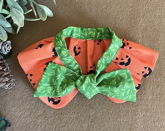 Pumpkin Bandana, Halloween Bandana, Dog Mom Gift, Dog Scarf, Pet Bandana, Cute dog accessories, Girl Dog, Dog Bandana, Dog Cape, Collar