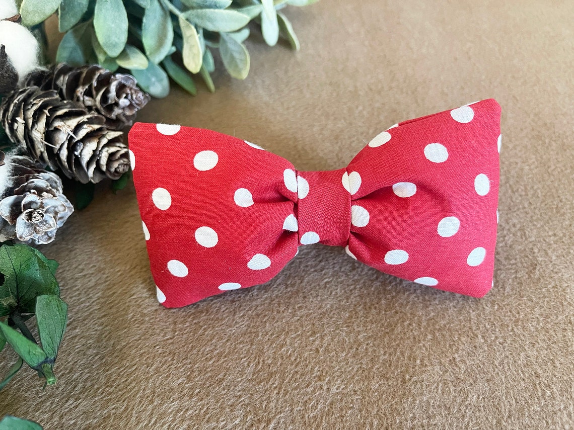 Puffy Bowtie Dog Bow Dog Ribbon Dog Bowtie Boy Dog Etsy