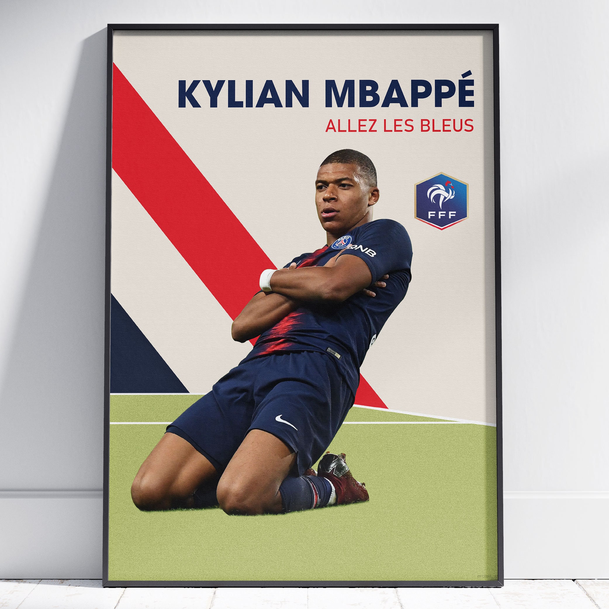 Kylian Mbappe Poster Template