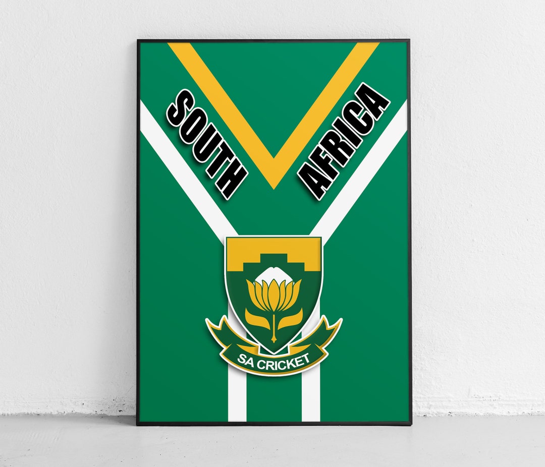 South Africa Cricket Poster Proteas Cricket Proteas SA Cricket