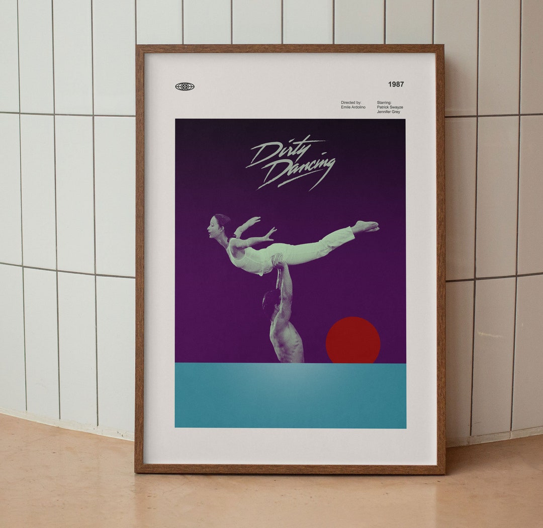 Dirty Dancing Movie Poster 80s Movie Poster Dirty Dancing Gift Patrick Swayze 80s Movie Dirty