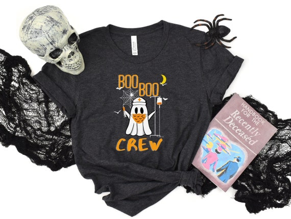 Boo Boo Crew Halloween Nurse Shirt | Pediatric Ghost Design