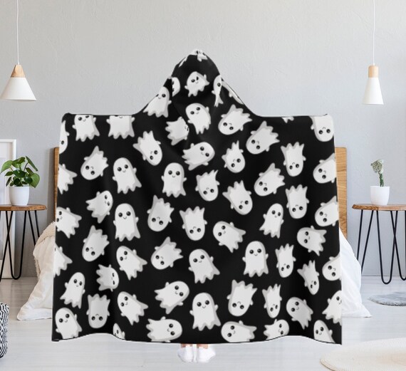 Ghost Hooded Blanket Ghost Blanket Blanket Hoodie Wearable Blanket Cute Halloween Blanket Hoodie Fall Blanket Etsy Canada