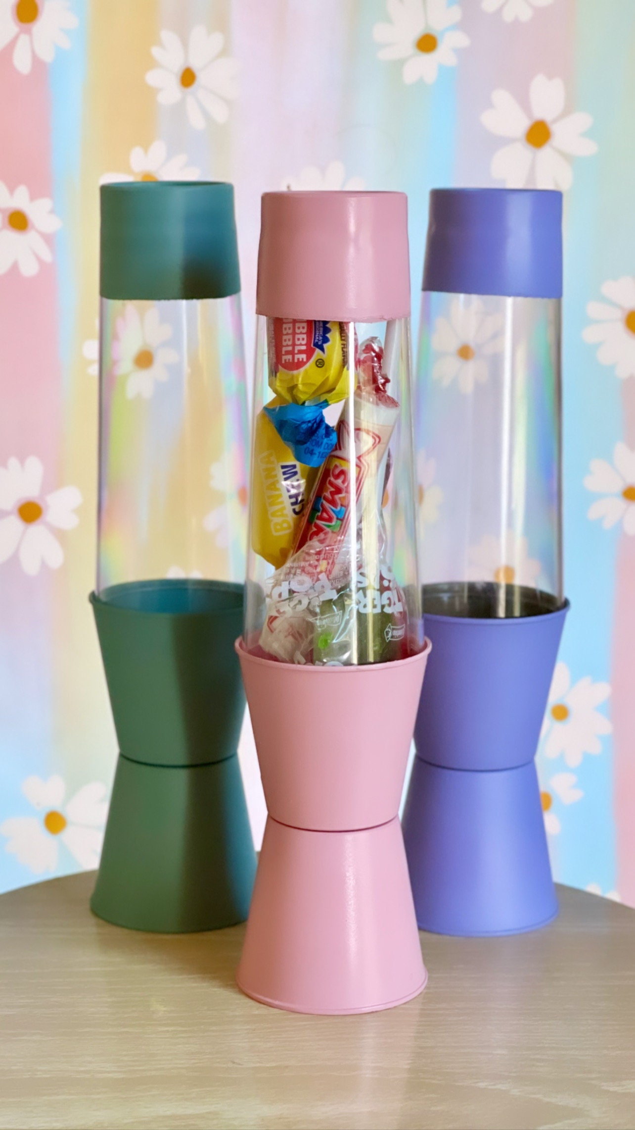 Mini Lava Lamp Party Decor Pastel Colors Groovy Party Favors