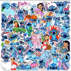 Cute Lilo and Stitch Decal Stickers Pack of 10