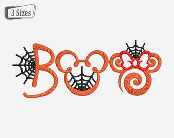 Halloween Boo Embroidery Design, Boo Machine Embroidery Design, Halloween Embroidery Designs, Halloween Embroidery Files Digital Downloads