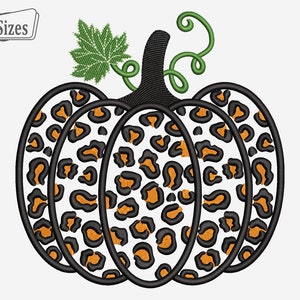 Halloween Embroidery, Halloween Pumpkin Applique Files, Pumpkin Embroidery Design Patterns, Trendy Pumpkin Digital Machine Embroidery Files