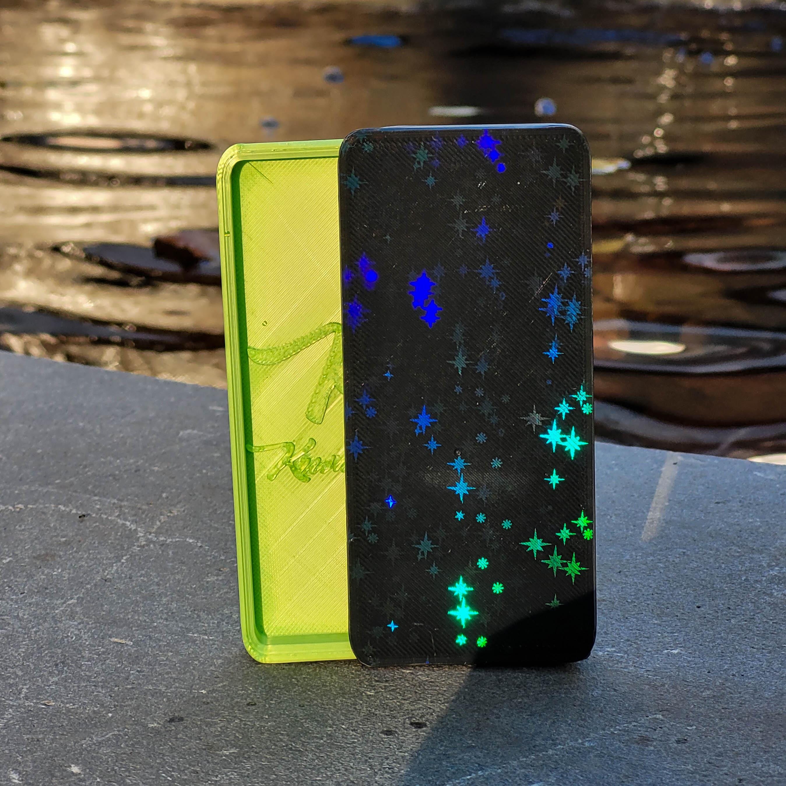 3D Printed Joint Holder: King Size Slim, Flashing Stars Case