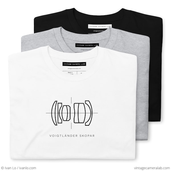 Voigtländer Skopar Lens Diagramme T-Shirt