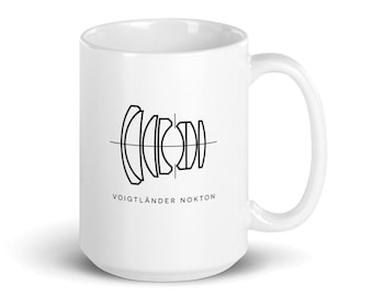 Diagrama de lentes Voigtländer Nokton Taza