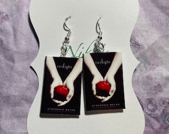 Mini orecchini personalizzati con copertina per libro / Regalo per lettore, autore, scrittore, insegnante, bibliotecario