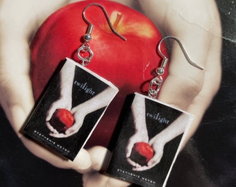 Custom Book Cover Earrings | Book Lover, Reader, Author, Writer, Teacher, Librarian Gift | Personalized Book Earrings