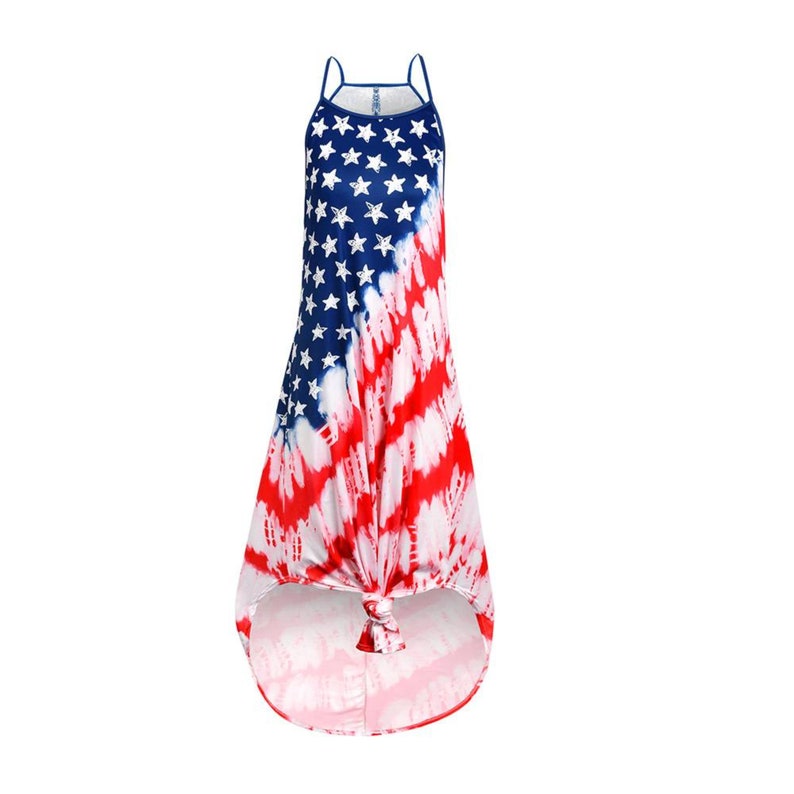 Women 4th of July Dress American Flag Patriotic Dress US Etsy