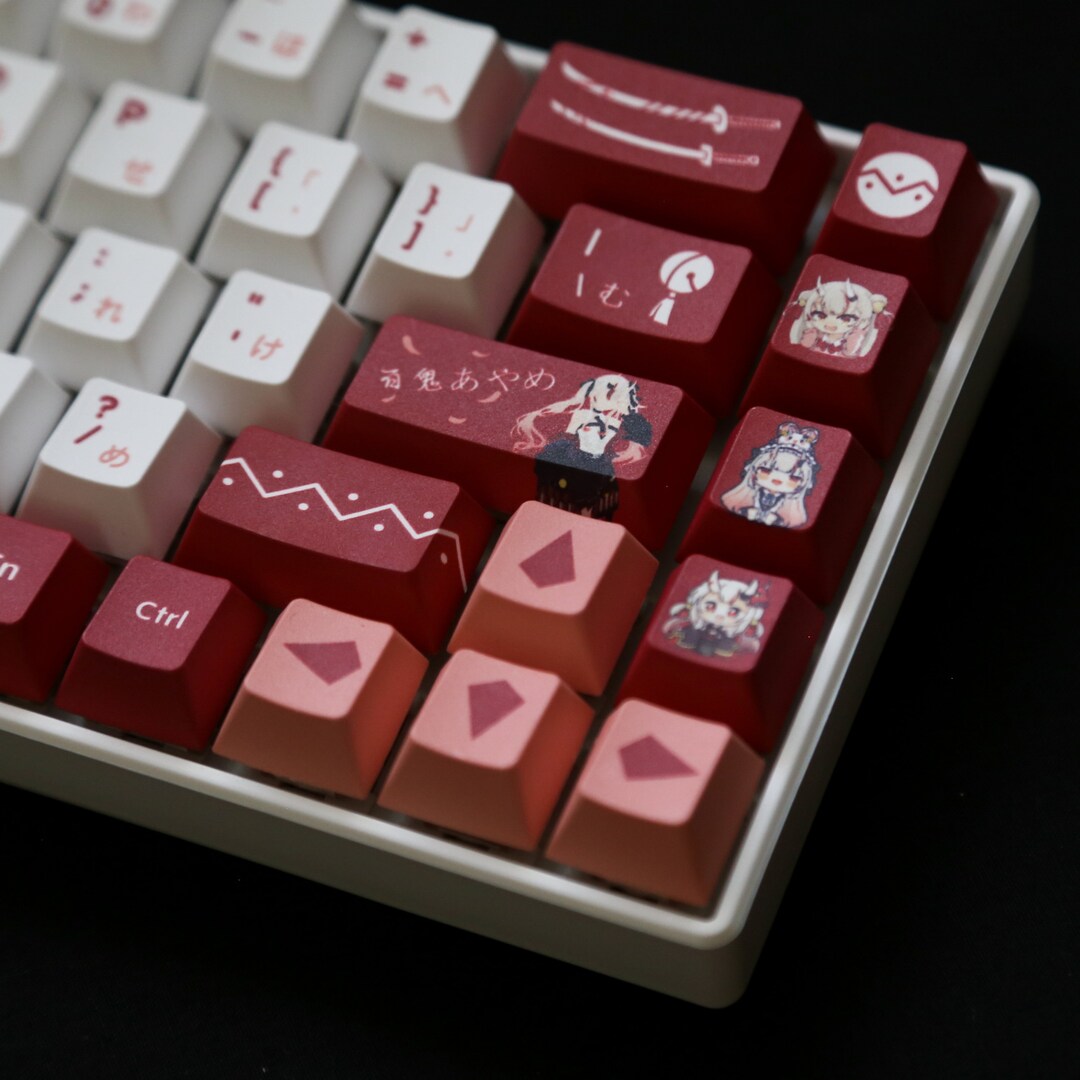 Vtuber Hololive JP Nakiri Ayame Theme PBT Keycaps - Etsy Israel