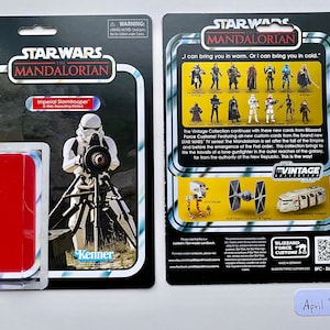MAN34 - Imperial Stormtrooper (E-Web Repeating Blaster) (cardback + optional blister)