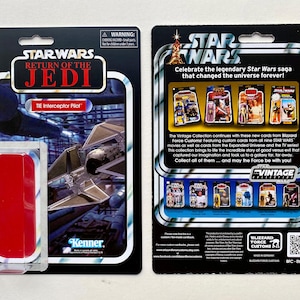 ROTJ30 - TIE Interceptor Pilot (cardback + optional blister)