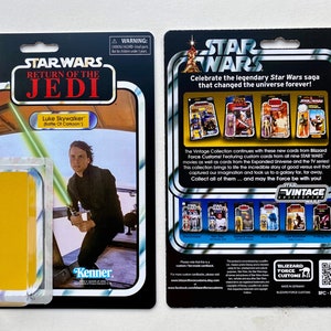ROTJ01 - Luke Skywalker (Battle Of Carkoon) (cardback + optional blister)