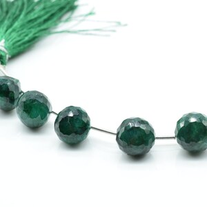 Emerald 10mm onion Shape Briolettes,craft supplies,Emerald Briolette strand,Emerald Side drilled Briolette,Jewelry making supplies,Gemstone