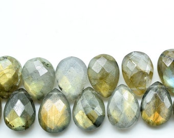 Super Finest Quality briolette,Labradorite briolettes jewelry making,Labradorite Teardrop 7x10mm Briolettes,Labradorite drilled Briolette