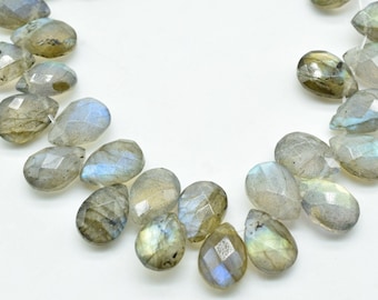 Super Finest Quality briolette,Labradorite briolettes jewelry making,Labradorite Teardrop 7x10mm Briolettes,Labradorite drilled Briolette,