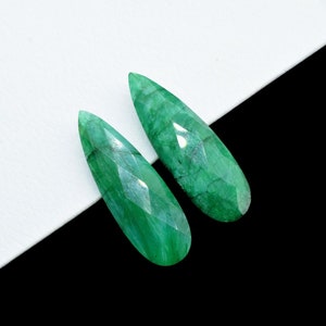 Emerald Tear Drop Briolettes,jewelry supplies,Top Quality Briolette,Jewelry,Emerald Long drop 10x30mm Briolettes,Emerald T drilled Briolette