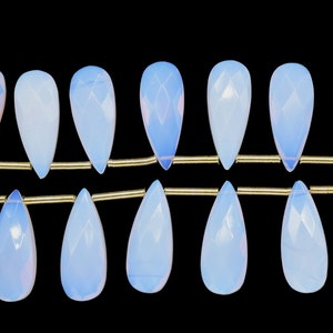 Pink Opal 5 inch strand,Jewelry Making Supplies,Pink Opal Teardrop jewelry Pink Opal Faceted Teardrop Briolettes,Opal Gemstone Teardrop Bead