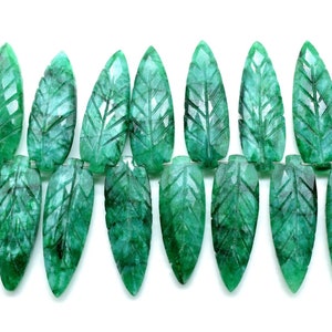 Emerald Carved Briolettes,Emerald Carved Fancy Shape Briolette Beads,Emerald gemstone Emerald 10x30mm carved Briolettes,,Gemstone Briolettes