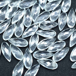 Crystal Beads/Jewelry Making Beads/8x20mm Tourmaline Briolette/jewelry Supplies/Long Pear Shape Beads/Women Jewelry/Briolette Jewelry/Gift