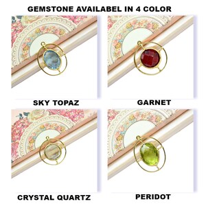 Natural gemstone pendant,Gemstone Findings Pendant,Station Bezel Link,Handmade Oval Pendant,Single Bail Component,Round Findings Connector