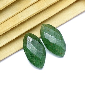 Gemstone Briolette,Marquise Shape Briolette - Loose Gemstone -,gemstone briolettes,Green Strawberry 10x20mm Marquise shape Faceted Hand Cut,