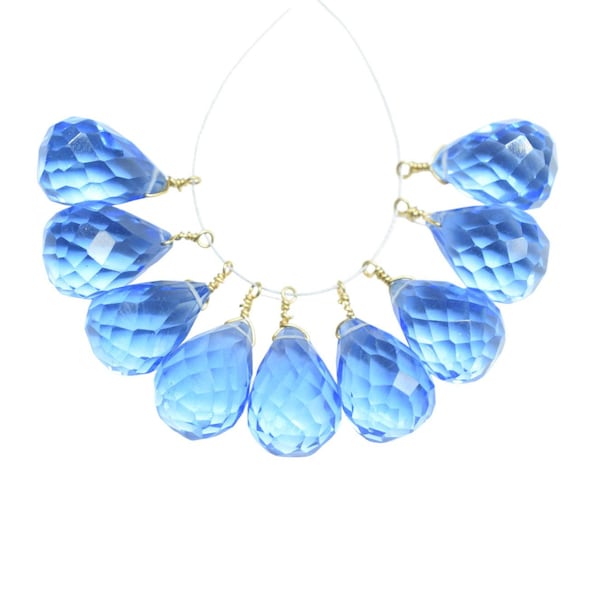 Tanzanite Teardrop Shape Briolette,AAA Quality Briolette,Gemstone Beads,Tanzanite Faceted Drop Shape Briolette,Hanging Beads/Gemstone Beads