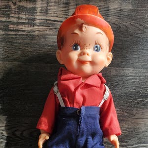 Vintage Effanbee Mickey Fireman Doll 11&quot;