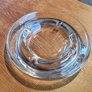 Vintage MCM Glass Ashtray