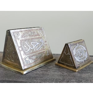 Vintage Cigarette and Match Dispenser Brass and Copper