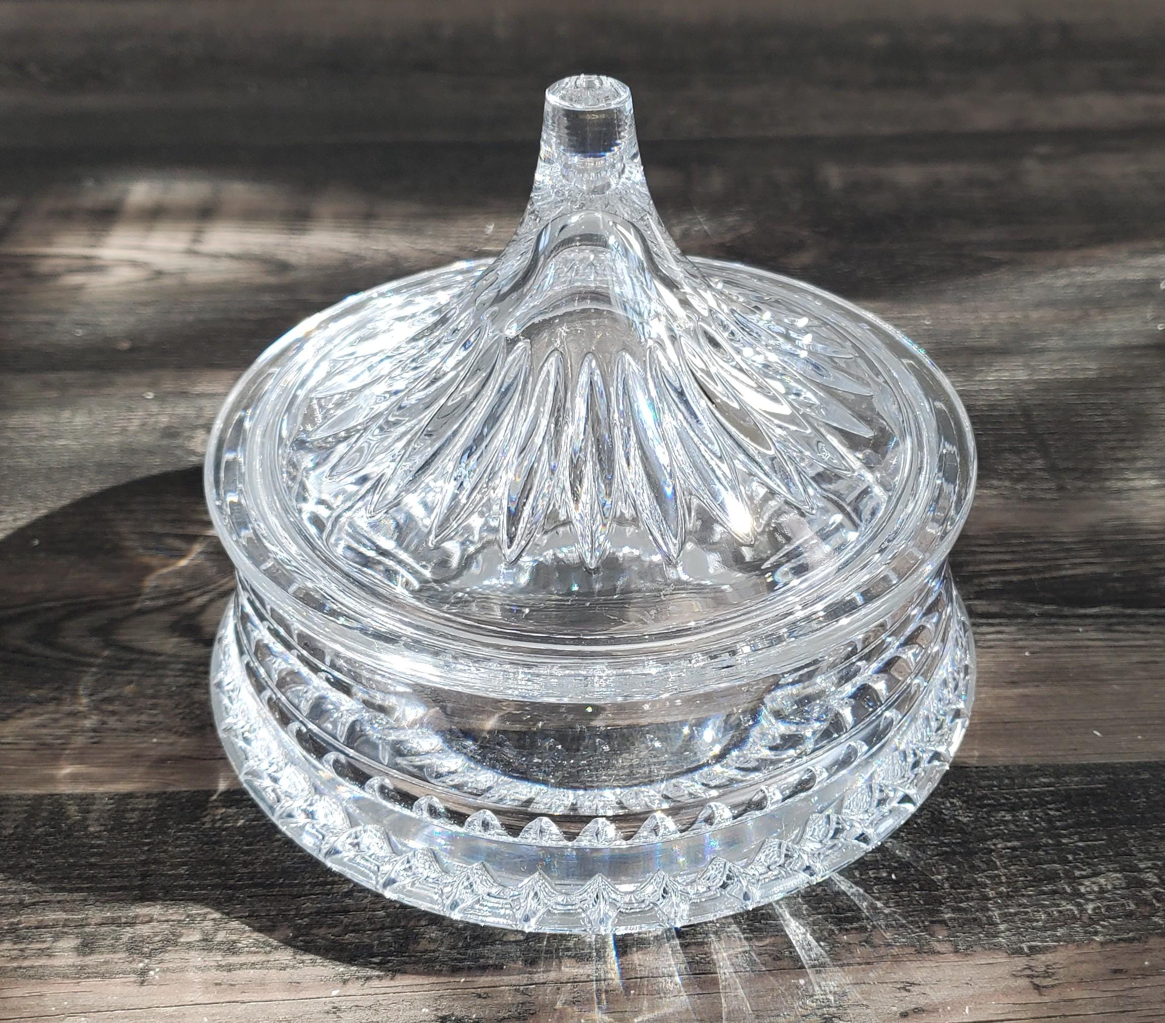 Gorham Crystal Candy Dish With Lid
