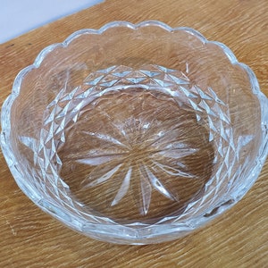 Vintage Crystal Dish, Bowl