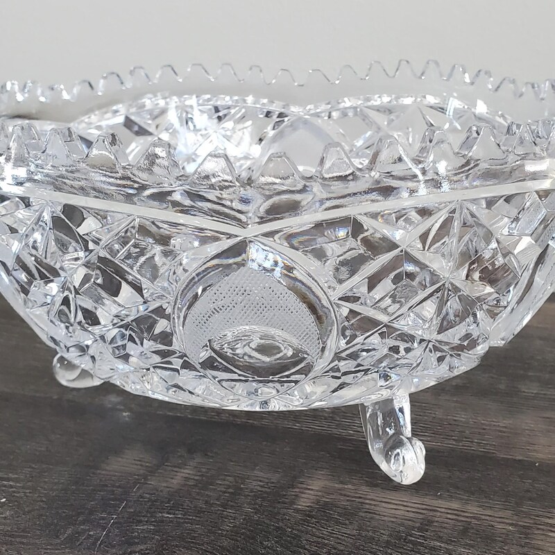 Mid century modern footed candy dish main image 1