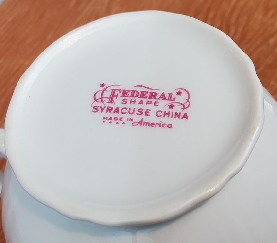 米軍 実物 シリアルボウル SYRACUSE CHINA ミリタリー