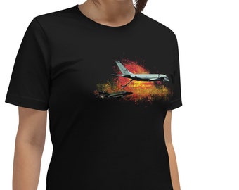 KC135 & F4 w Flags t-shirt unisexe