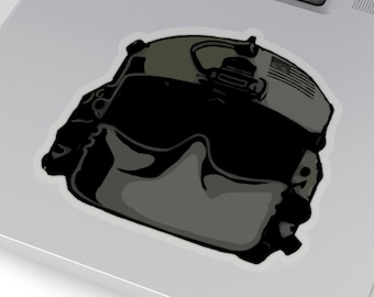 Autocollants Frontal Kiss-Cut pour Casque Crewchief