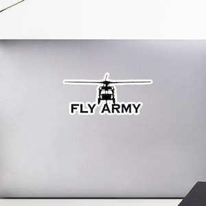 Fly Army UH-60 Blackhawk Sticker