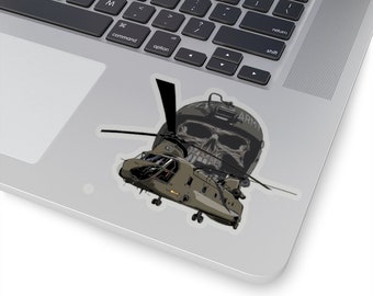 Autocollants Chinook, Skull & Helmet