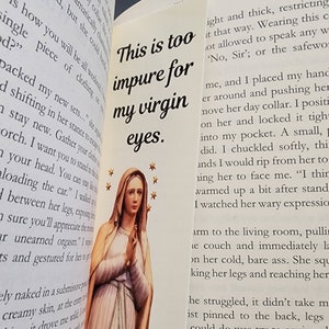 Concerned Mother Mary - Bookmark | Book Lover Gift | Smut Gift