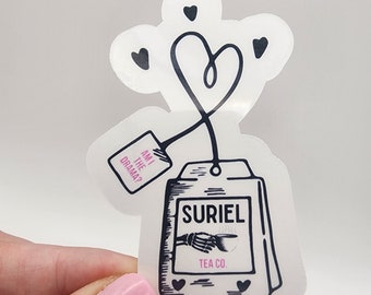 Suriel Tea Co. - Am I the Drama? - Book Inspired Sticker