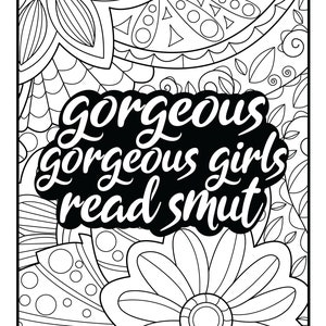 The Smut Reader Coloring Book Digital PDF image 3