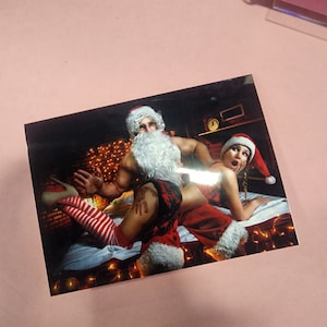 I Checked It Twice — Weihnachtskarte | Freche Liste | Nikolaus Spanking