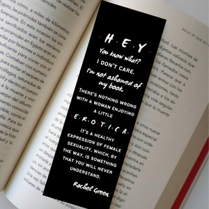 FRIENDS Double-sided Bookmark | Book Lover Gift | Romance Reader